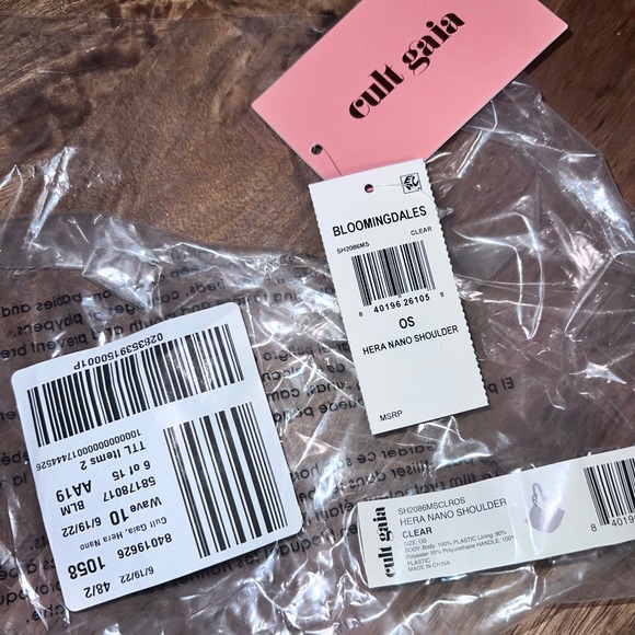 cult gaia hera nano rhinestone shoulder bag clear color - Picture 5 of 11